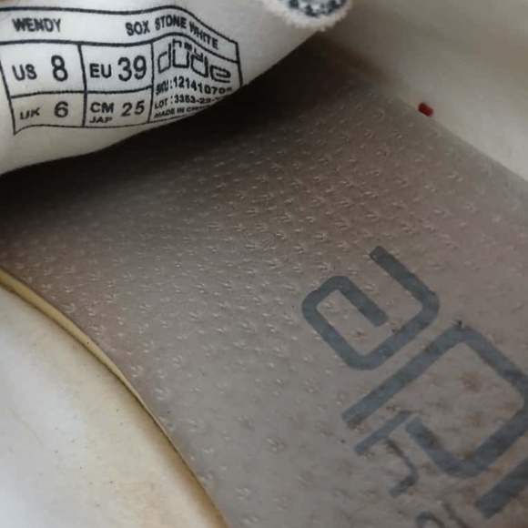 Stone White Hey Dude Mesh Upper Slip-On Style Sneakers Size 8. - Picture 4 of 9